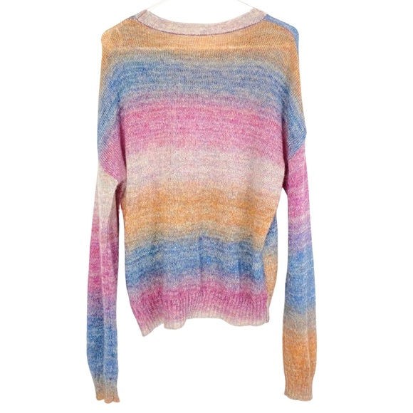 Rails Camille Rainbow Sweater Womens Large Mohair Super Soft Long Sleeve EUC - Picture 3 of 15